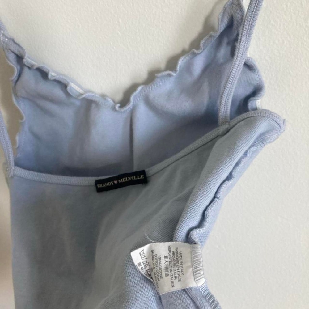 Brandy melville light blue crop top - Picture 2 of 2